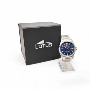 RELOJ LOTUS 19060 ACERO ESFERA AZUL + CAJA