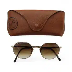 GAFAS DE SOL RAY-BAN JACK RB3565 MONTURA DORADA + FUNDA