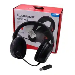 AURICULARES WIRELESS HYPERX CLOUD FLIGHT + CAJA Y ACC