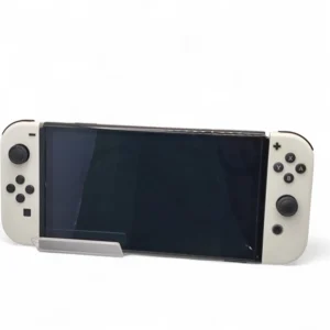CONSOLA NINTENDO SWITCH OLED BLANCA + CARGADOR * DETALLE SEGURO JOYCON DERECHO*