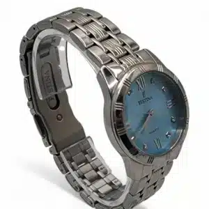 RELOJ FESTINA F16940 ESFERA AZUL CORREA ACERO *DETALLE EN CRISTAL*