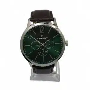 RELOJ RADIANT RA415610 ESFERA VERDE CORREA CUERO