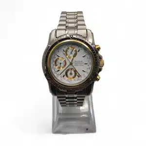 RELOJ BLUMAR WORLD TIMER ESFERA BLANCA CORREA ACERO