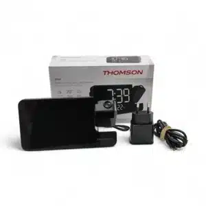 RADIO DESPERTADOR CON PROYECTOR THOMSON CP100T + CAJA