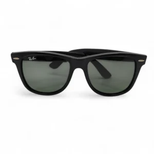 GAFAS DE SOL RAY-BAN WAYFARER RB 2140 NEGRO * MARCAS DE USO LOGO PATILLA DCHA*
