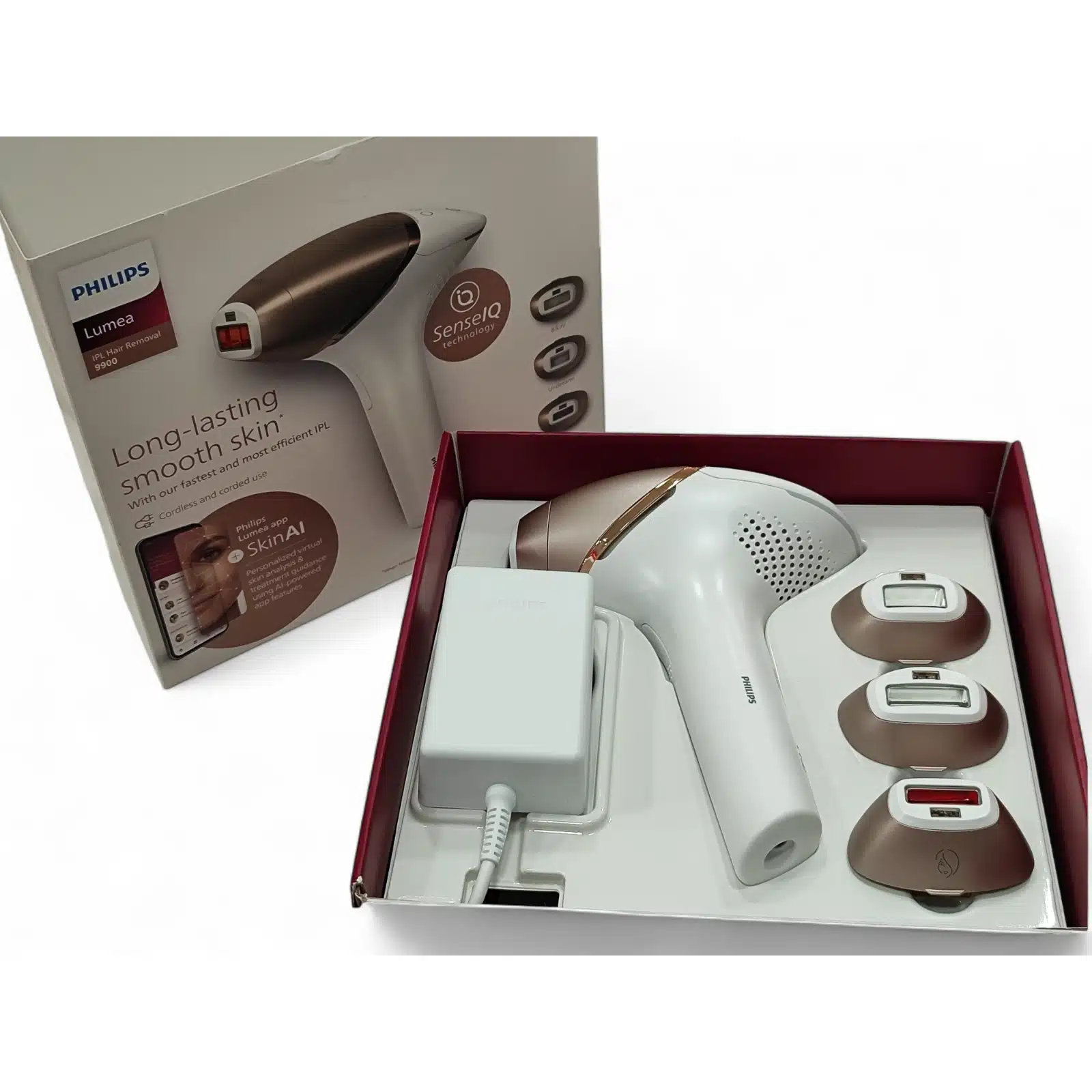Depiladora Ipl Philips Lumea 9900 + Caja + Acc *A Estrenar*