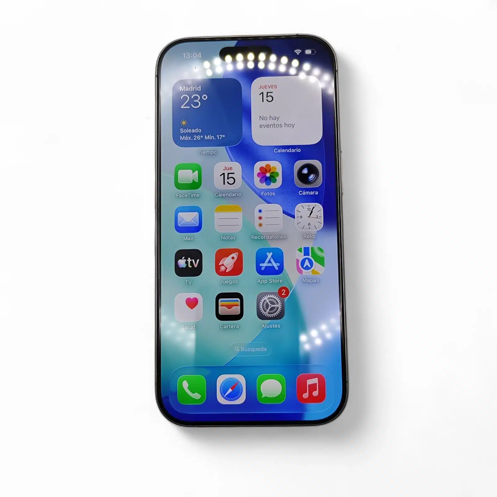 Iphone 16 Pro 128GB Color Titanio Natural Bat 85% — foto 4