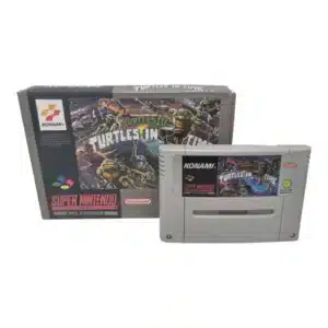 VIDEOJUEGO SUPER NINTENDO TURTLES IV + CAJA