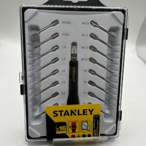 JUEGO DESTORNILLADOR DE PRECISION 16 PUNTAS INTERCAMBIABLES STANLEY STHT0-62633 A ESTRENAR
