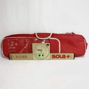 NIVEL SOLA NAM 50CM MEDIDOR DE ANGULOS MAGNETICO FUNDA