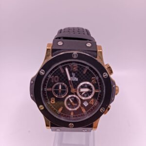 RELOJ DE CABALLERO DOGMA ESFERA NEGRA CORREA NEGRA