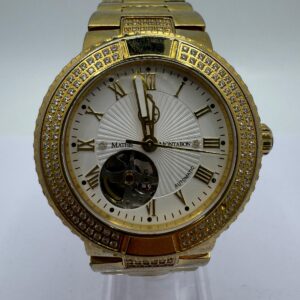 RELOJ AUTOMÁTICO MATHIS MONTABON NR MM12 DORADO