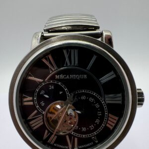 RELOJ AUTOMATICO MECANIQUE ESFERA NEGRA