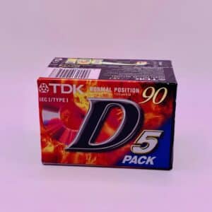 PACK 5 CASSETTE TDK NORMAL POSITION 90