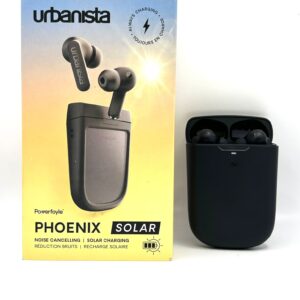 AURICULARES BLUETOOTH URBANISTA PHOENIX SOLAR NEGRO * A ESTRENAR *