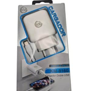 CARGADOR IPHONE KM-8160 3.1 "A ESTRENAR"