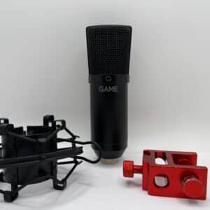 MICROFONO USB GAME MIC420 NEGRO + SOPORTE + CAJA