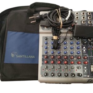 MESA DE MEZCLAS PEAVEY PV8 USB + ALIMENTADOR + FUNDA