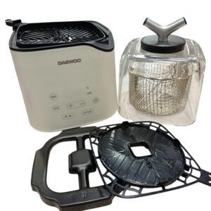 FREIDORA DE AIRE DAEWOO K3 820W + TAPA + BANDEJAS