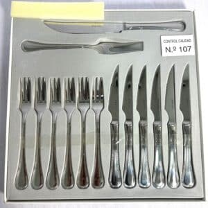 JUEGO DE CUBERTERIA PARA CARNE JAY ACERO INOXIDABLE A ESTRENAR