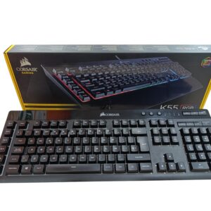 TECLADO GAMER CORSAIR K55 + CAJA