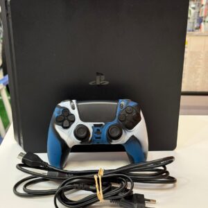 CONSOLA SONY PS4 SLIM 500GB + MANDO COMPATIBLE + CABLES