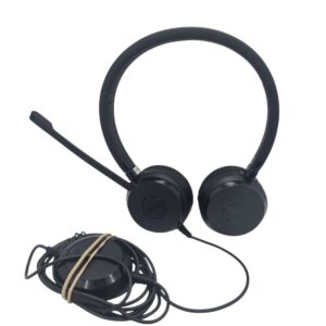AURICULARES PC DELL ENC060 NEGROS CON MICROFONO INCORPORADO + FUNDA