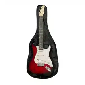 GUITARRA ELECTRICA OQAN RDS RED SUNBURST + FUNDA