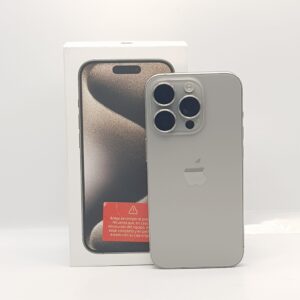 IPHONE 15 PRO GRIS 128 GB SALD BATERIA 89 % + CAJA