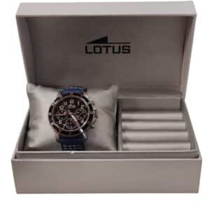 RELOJ LOTUS 18580 CORREA AZUL + CAJA