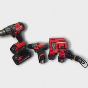 CONJUNTO MILWAUKEE A BATERIA TALADRO M18 ATORNILLADOR FPD M12 FPDX + MALETIN