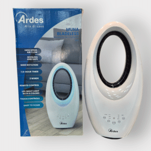 VENTILADOR SIN ASPAS ARDES LUNA CON CAJA