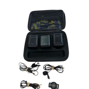 SET SISTEMA DE MICROFONOS DE SOLAPA MOVO WMX-1 2.4GHZ