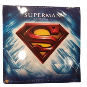 PACK DE 4 BLU RAYS DE SUPERMAN ESTILO VINILO EDICION LIMITADA