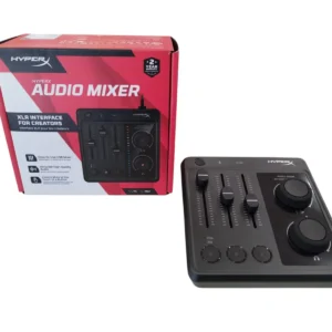 MEZCLADOR DE AUDIO HYPERX AUDIO MIXER + CABLES + CAJA
