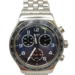 RELOJ DE CUARZO SWATCH SWISS FOUR 4 JEWELS CRONOGRAFO ESFERA AZUL