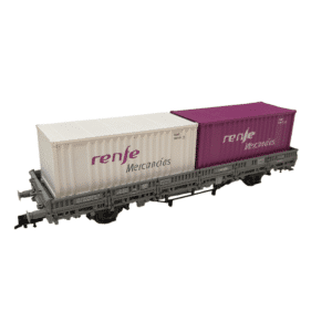 VAGON MERCANCIAS RENFE 2 CONTENEDORES