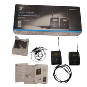 SET DE MICROFONOS SENNHEISER EW G4 SERIES 500 + CAJA + CABLE