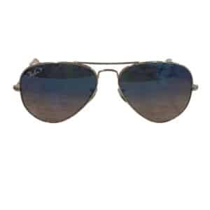 GAFAS DE SOL RAYBAN RB3025 AVIATOR POLARIZADAS LARGE METAL AZULADAS 55X14X135
