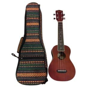 UKULELE FENDER SEASIDE COLOR ROJO + FUNDA