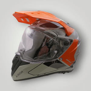 CASCO DE MOTO ADVENTURE AIROH BAMDIT TALLA XS NARANJA/GRIS