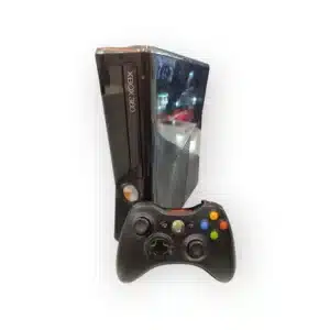 CONSOLA XBOX 360 SLIM 120GB NEGRA + MANDO + CABLE ALIMENTACION