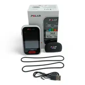 POLAR GPS BIKE COMPUTER V650 CON CAJA Y ACCESORIOS