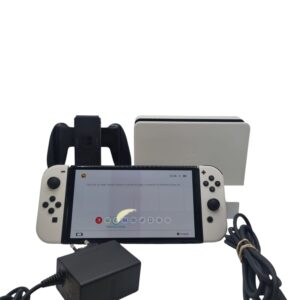 CONSOLA NINTENDO SWITCH OLED + CARGADOR + SOPORTE + DOCK