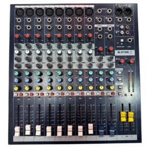 CONSOLA GRABACION SOUNDCRAFT EPM 8  MONO 2 CANALES ESTEREO MEZCLADOR