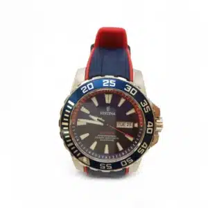 RELOJ CUARZO FESTINA F20662 AZUL Y ROJO