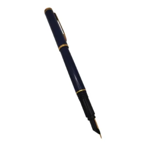 PLUMA ESTILOGRÁFICA WATERMAN AZUL CHAPADO ORO (M)