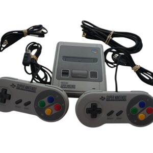 CONSOLA SNES MINI CON 2 MANDOS Y CABLES