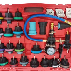COMPROBADOR PRESION CIRCUITO DE REFRIGERACION PARA COCHE CON MALETIN + ACCESORIOS