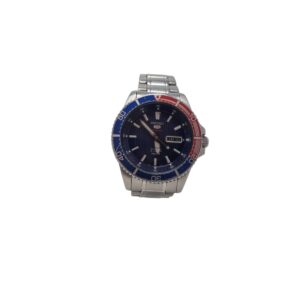 RELOJ SEIKO 5 SPORT AUTOMATICO 24 JEWELS ESFERA AZUL (ARAÑAZOS LEVES)